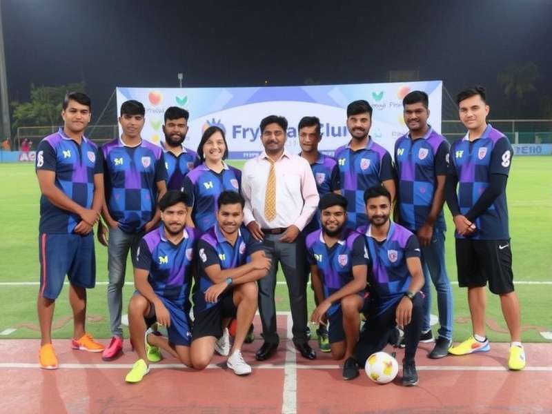Thamizhan FC Team Huddle